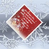 Serviette En Papier Dîner Napkin Elle Portera Un Fils Noël