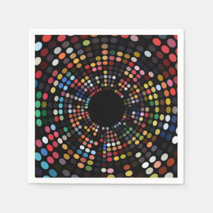 Serviette En Papier Dîner psychédélique d'années '60