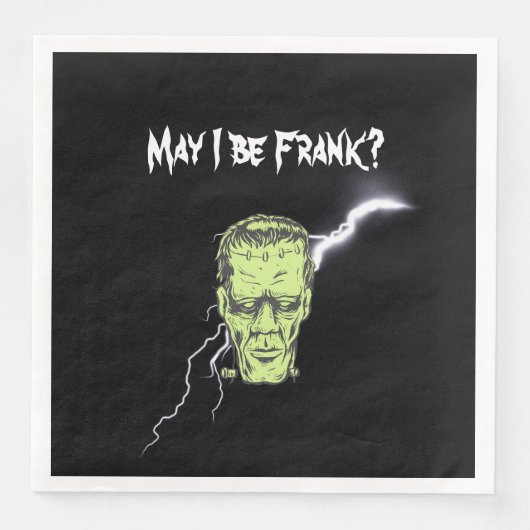 Serviette En Papier Dîner Serviettes, Puis-Je Être Frank, Frankenstein (Devant)