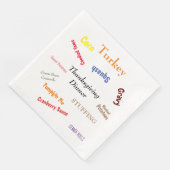 Serviette En Papier Dîner turc (Coin)