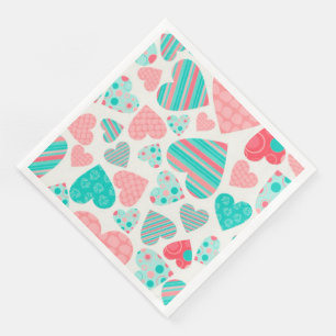 Serviette En Papier Dîner Vintage en papier floral moderne serviettes