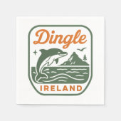 SERVIETTE EN PAPIER DINGLE IRLANDE NAPKINS (Devant)