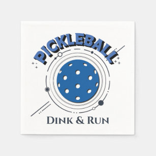 Serviette En Papier Dink et Run Pickleball