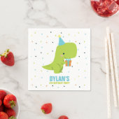 Serviette En Papier Dino Anniversaire de enfant Party (En situation)
