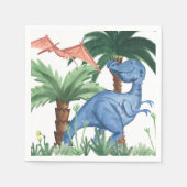 Serviette En Papier Dino Buddies I (Devant)