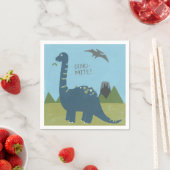 Serviette En Papier Dino-mite Dinosaur (En situation)
