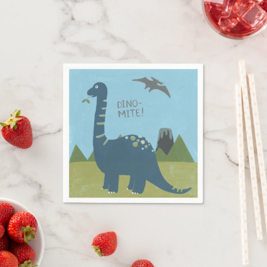 Serviette En Papier Dino-mite Dinosaur (En situation)