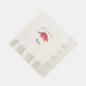 Serviette En Papier Dino Peint fête d'anniversaire (Coin)