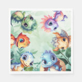 Serviette En Papier Dino Roar Anniversaire Bash (Devant)