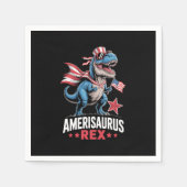 Serviette En Papier Dinosaur 4 juillet Amerisaurus T Rex Funny (Devant)