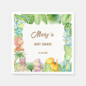 Serviette En Papier Dinosaur Baby (Devant)