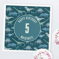 Dinosaur Boy Anniversaire de enfant Party Dark