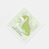 Serviette En Papier Dinosaur Boys Baby shower Papier serviettes (Coin)