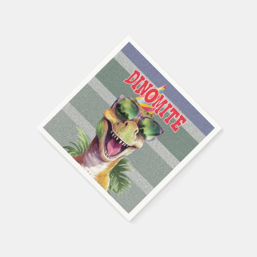 Serviette En Papier Dinosaur Dinomite Jurassique fête d'anniversaire (Coin)