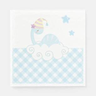 Serviette En Papier Dinosaur Dormir