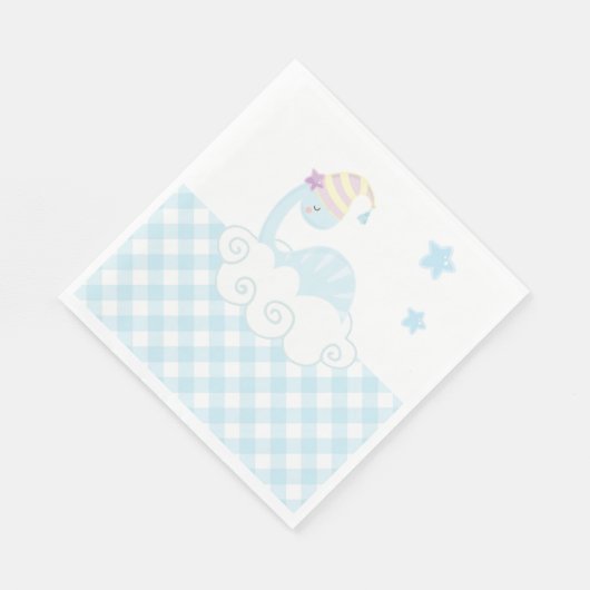 Serviette En Papier Dinosaur Dormir (Coin)