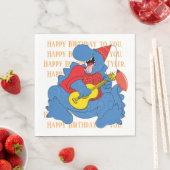 Serviette En Papier Dinosaur fête d'anniversaire (En situation)