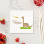 Serviette En Papier Dinosaur Meteor Boules de viande (En situation)