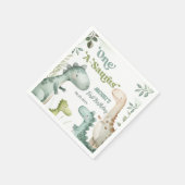 Serviette En Papier Dinosaur One-A-Saurus Garçon 1er anniversaire (Coin)