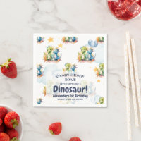Dinosaur Stomp Chomp Rawr 1er anniversaire de fête