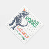 Serviette En Papier Dinosaur T-Rex dans le Casquette du parti fête d'a (Coin)