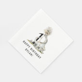 Serviette En Papier Dinosaur Thème 1ère fête d'anniversaire (Coin)