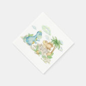 Serviette En Papier Dinosaure  (Coin)