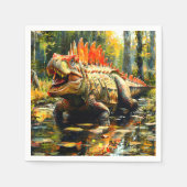 Serviette En Papier Dinosaure (Devant)