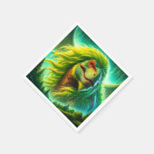 Serviette En Papier Dinosaure (Coin)