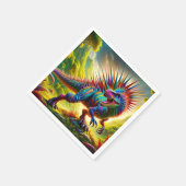 Serviette En Papier Dinosaure (Coin)