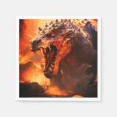 Serviette En Papier Dinosaure (Devant)