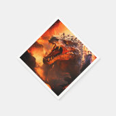 Serviette En Papier Dinosaure (Coin)