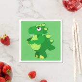 Serviette En Papier Dinosaure (En situation)