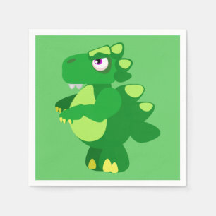 Serviette En Papier Dinosaure