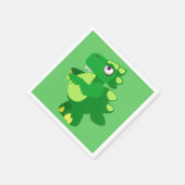 Serviette En Papier Dinosaure (Coin)