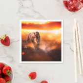 Serviette En Papier Dinosaure (En situation)