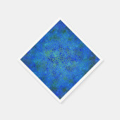 Serviette En Papier Dinosaure bleu caché (Coin)