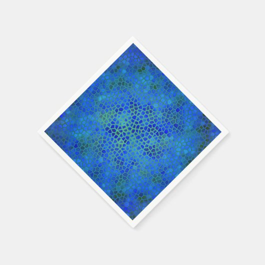 Serviette En Papier Dinosaure bleu caché (Coin)