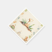 Serviette En Papier Dinosaure premier anniversaire Napkins One-a-Sauru (Coin)