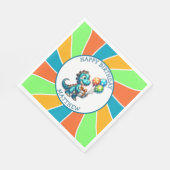 Serviette En Papier Dinosaure thème fête d'anniversaire de l'enfant Pe (Coin)