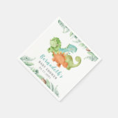 Serviette En Papier Dinosaures Baby shower sauvage serviettes (Coin)