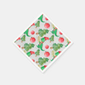 Serviette En Papier Dinosaures motif de Noël (Coin)