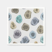Serviette En Papier Dinosaurs Footprint Baby Shower (Devant)
