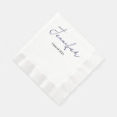 Serviette En Papier Diplômation Simple (Coin)