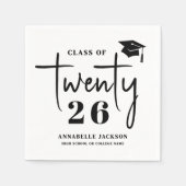 Serviette En Papier Diplômation Simple (Devant)