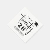 Serviette En Papier Diplômation Simple (Coin)