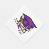 Serviette En Papier Diplôme (Coin)