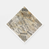 Serviette En Papier Diplôme (Coin)