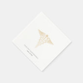 Serviette En Papier Diplôme 2025 Infirmière Pinning Party Papier (Coin)