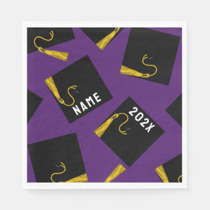 Serviette En Papier Diplôme 2026 Violet